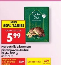 Herbatniki z kremem pistacjowym Dubai Style