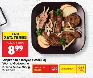 Wątróbka z indyka z cebulką Wolno Gotowane Kraina Mięs