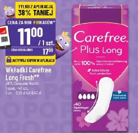 Wkładki Carefree Long Fresh