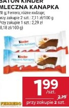 Baton Kinder mleczna kanapka