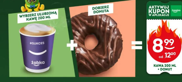 Kawa 200 ml + donut