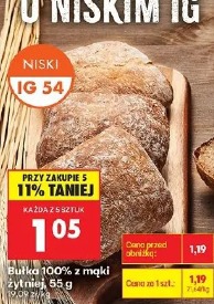 Bułka 100% z mąki żytniej