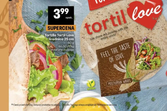 Tortilla Tortil Love średnica 25 cm