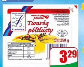 Ser twarogowy półtłusty