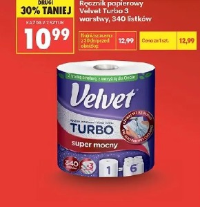 Ręcznik papierowy Velvet Turbo 3 warstwy