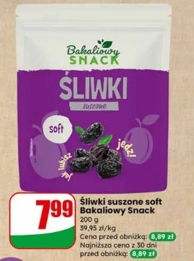 Śliwki suszone soft Bakaliowy Snack