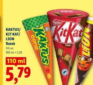 Kaktus/Kit Kat/Lion Rożek