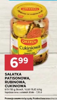 Sałatka patisonowa, rubinowa, cukiniowa Orzech