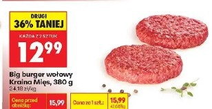 Big burger wołowy Kraina Mięs