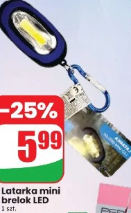 Latarka mini brelok LED