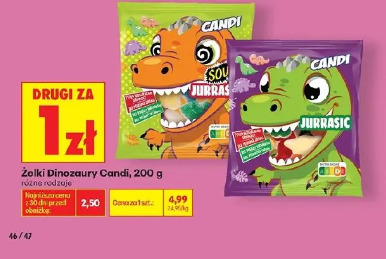 Żelki Dinozaury Candi