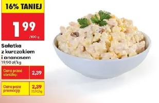 Sałatka z kurczakiem i ananasem