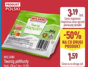 Milsani Twaróg półtłusty