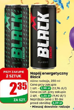 Black napój energetyczny