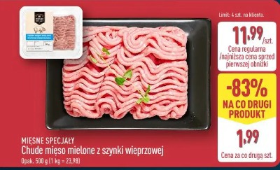 Mięsne Specjały Chude mięso mielone z szynki wieprzowej