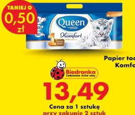 Papier toaletowy Queen Komfort