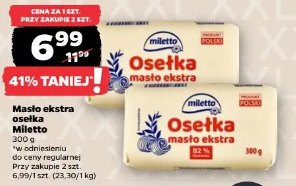 Masło ekstra osełka Miletto