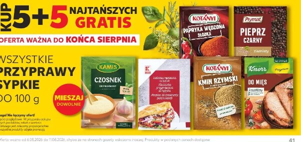 Wszystkie przyprawy sypkie do 100 g