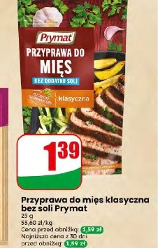 Przyprawa do mięs klasyczna bez soli Prymat