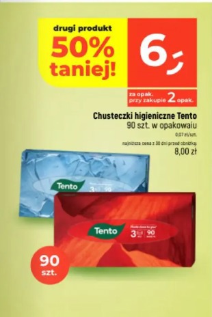 Chusteczki higieniczne Tento