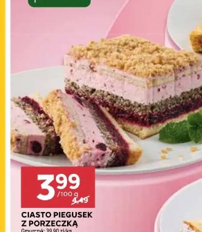 Ciasto piegusek z porzeczką Gmureczyk