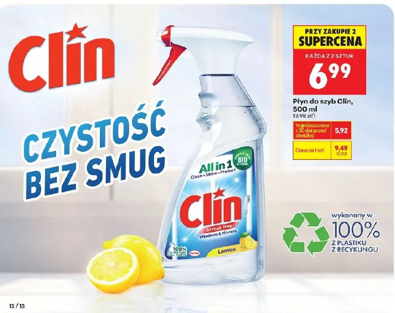 Płyn do szyb Clin
