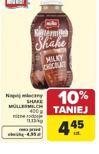 Napój mleczny Shake Müllermilch