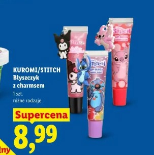 Kuromi/Stitch Błyszczyk z charmsem