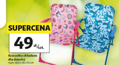 Krzesełko składane dla dziecka