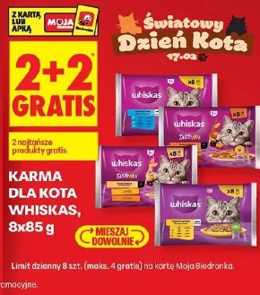 Whiskas karma dla kota 8x85 g