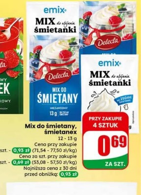 Mix do śmietany, śmietanex