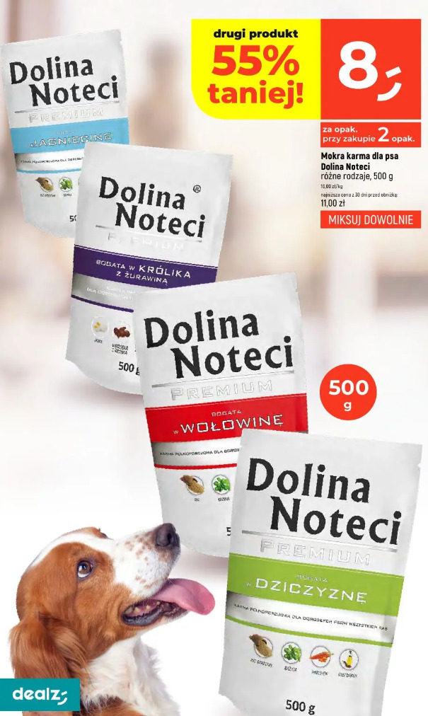 Dolina Noteci mokra karma dla psa