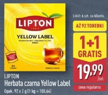 Lipton Herbata czarna Yellow Label