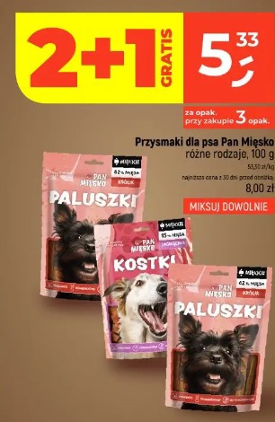Przysmaki dla psa Pan Miesko