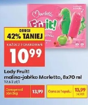 Lody Fruit! malina-jabłko Marletto