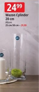 Wazon Cylinder 20 cm Altom