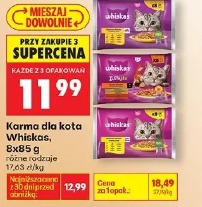 Whiskas karma dla kota, 8x85 g