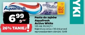 Pasta do zębów Aquafresh Active White