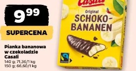 Pianka bananowa w czekoladzie Casali