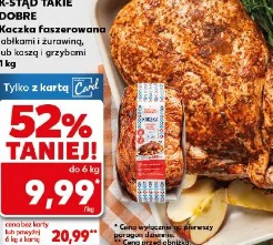 K-stąd takie dobre Kaczka faszerowana jabłkami i żurawiną, lub kaszą i grzybami