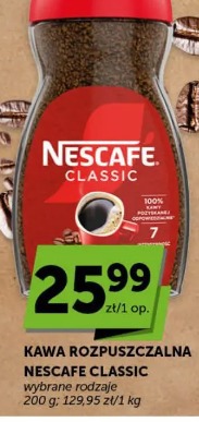 Kawa rozpuszczalna Nescafe Classic