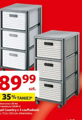 Regał Country z 3 szufladami