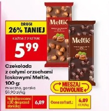 Czekolada z całymi orzechami laskowymi Meltie