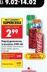 Napój gazowany w puszce Coca-Cola, Fanta, Sprite