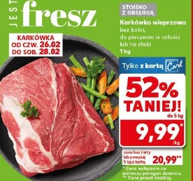 Karkówka wieprzowa bez kości