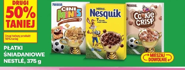 Płatki śniadaniowe Nestlé