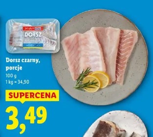 Dorsz czarny, porcje