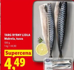 Targ Rybny Lidla Makrela tusza