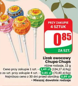 Lizak owocowy Chupa Chups