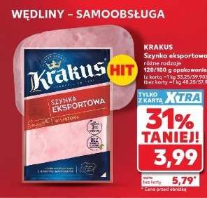 Krakus Szynka eksportowa różne rodzaje